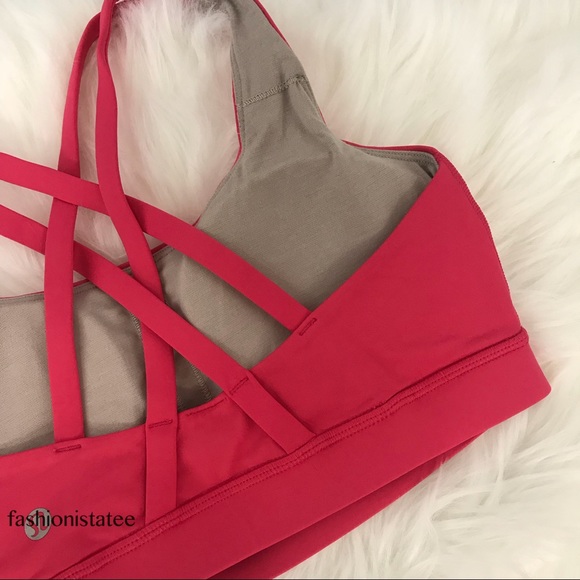 NWT lululemon boom juice energy bra pink bright - Picture 4 of 8
